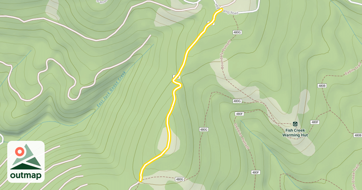 Map of Fish Creek Trail