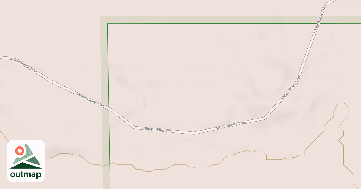 Map of EXPRESSWAY SNOWMOBILE ROUTE