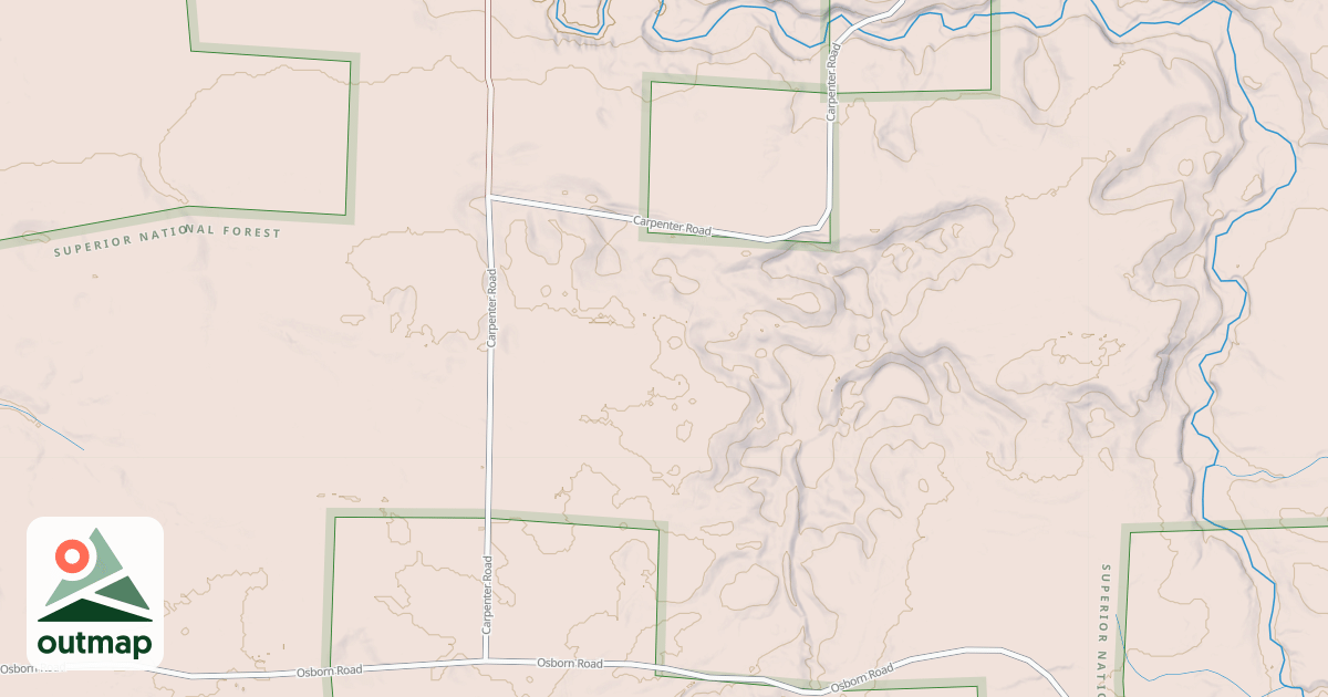 Map of DARK RIVER SOUTH