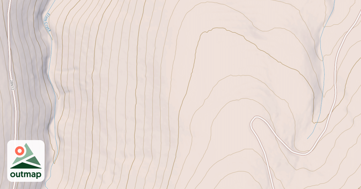 Map of E ELAM CREEK