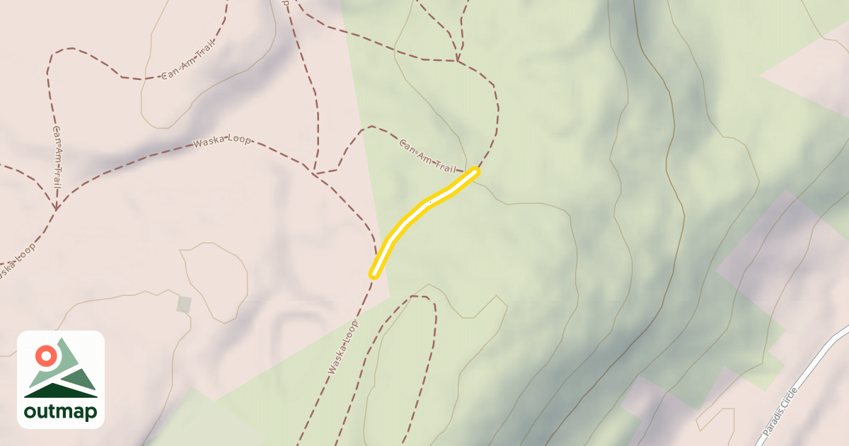 Map of Can-Am Trail