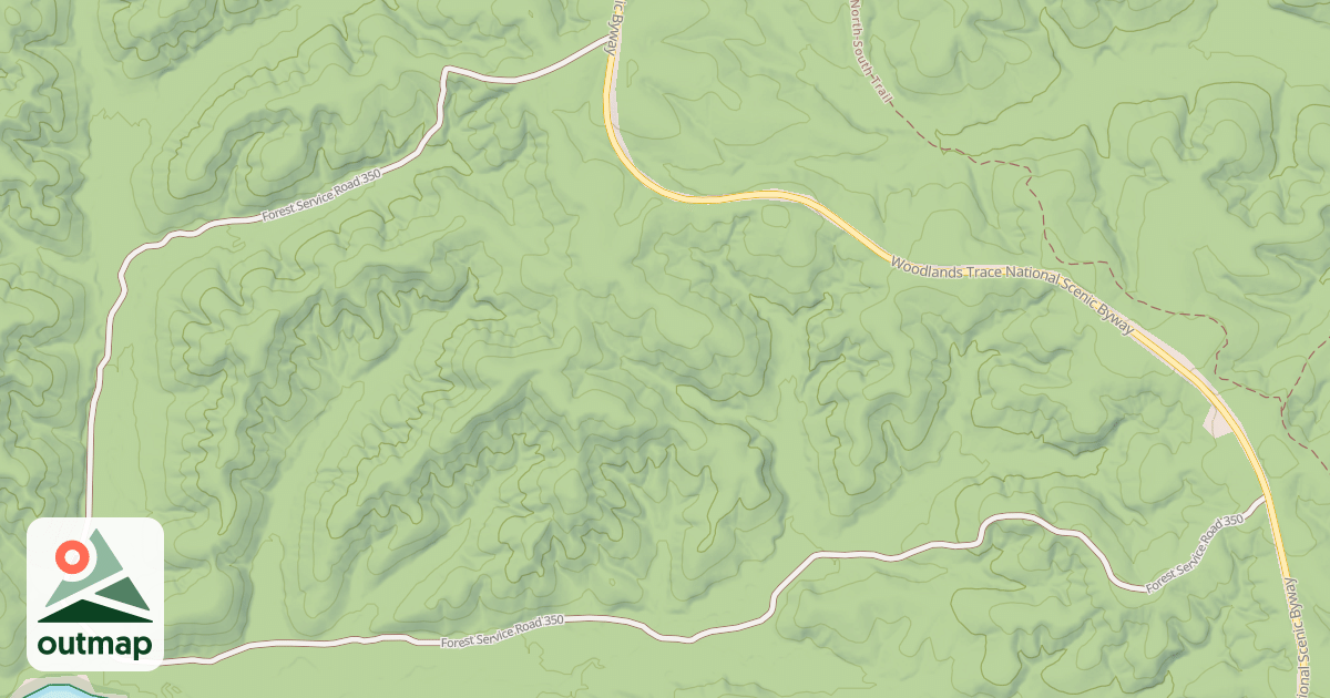 Map of BLOCK HOUSE ROAD