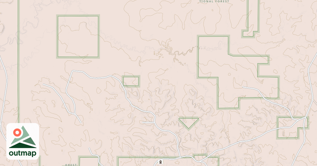 Map of USFS Motor Vehicle Use Map Roads {59F9CBF3-848E-49B6-AB62-E9425A4046F7}