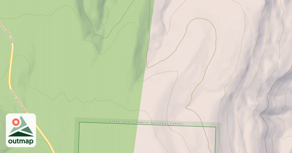 Map of USFS National Forest System Roads {3A21BF1D-08EF-49B0-9BB1-D96B936C768F}