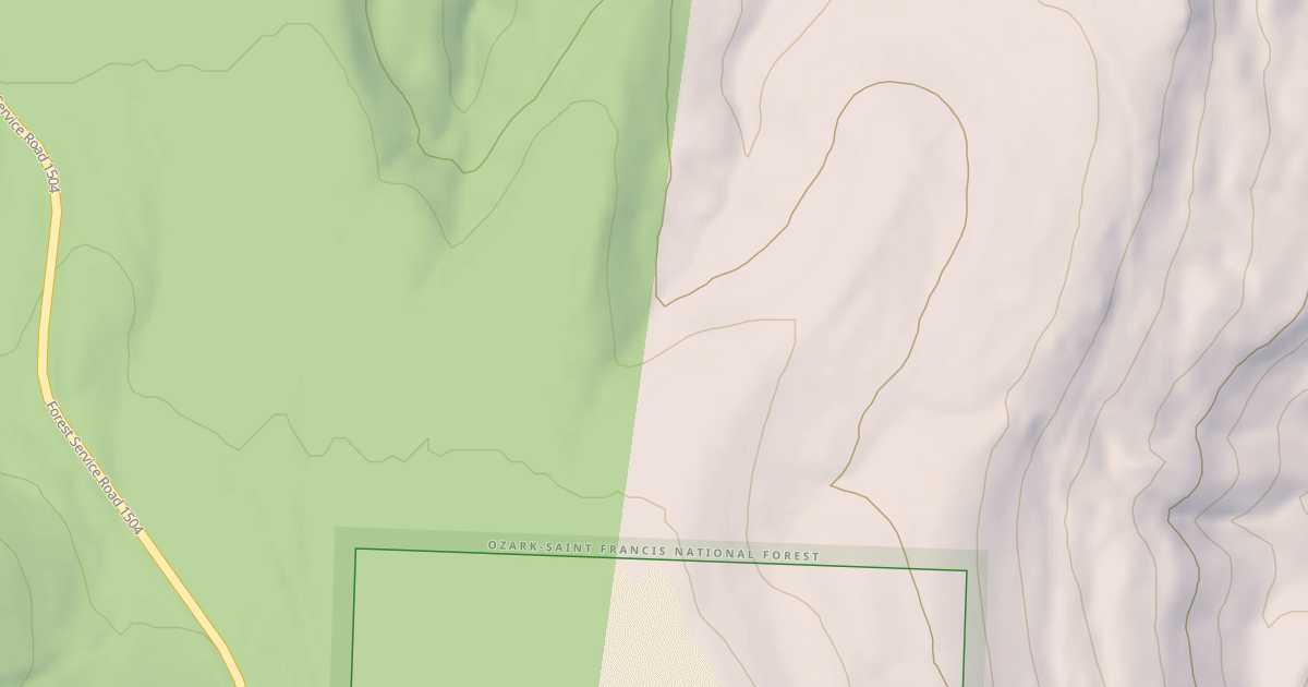 Map preview of USFS National Forest System Roads {3A21BF1D-08EF-49B0-9BB1-D96B936C768F}