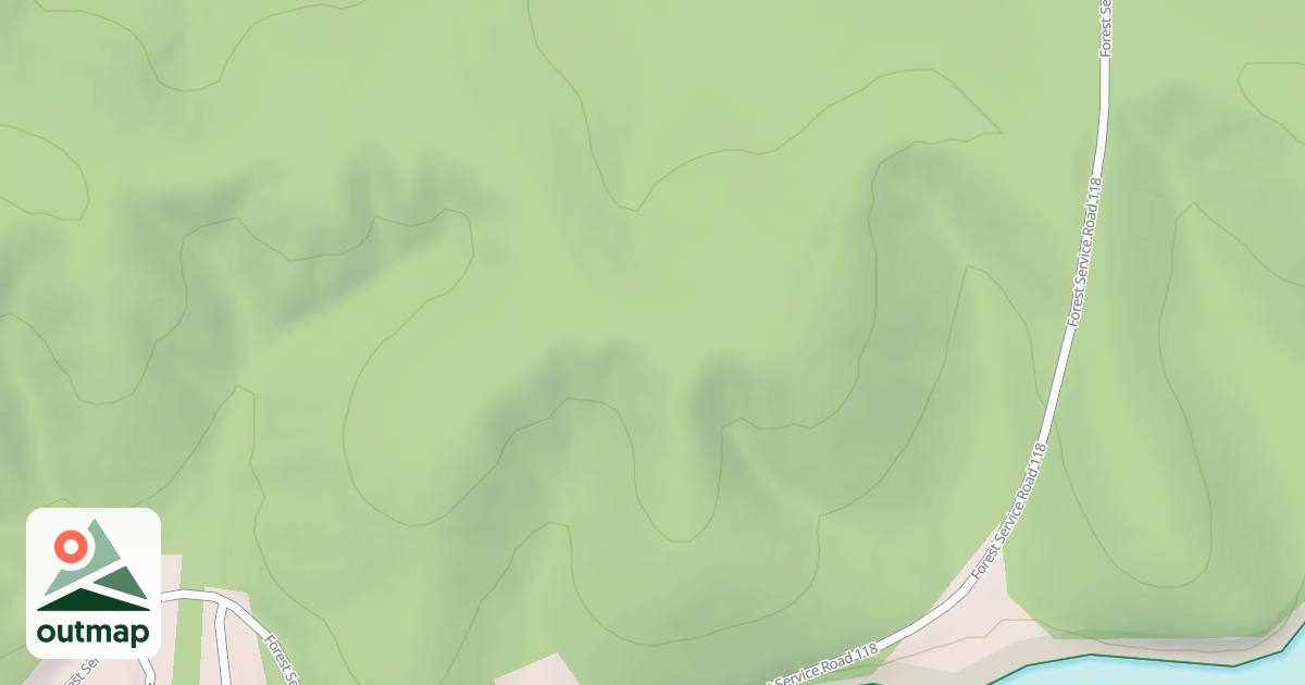 Map of C.B. BADWEATHER ACCESS