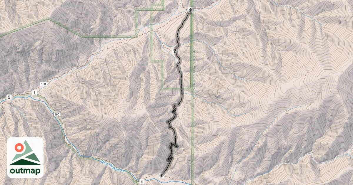 Map of Borrego Trail (150)