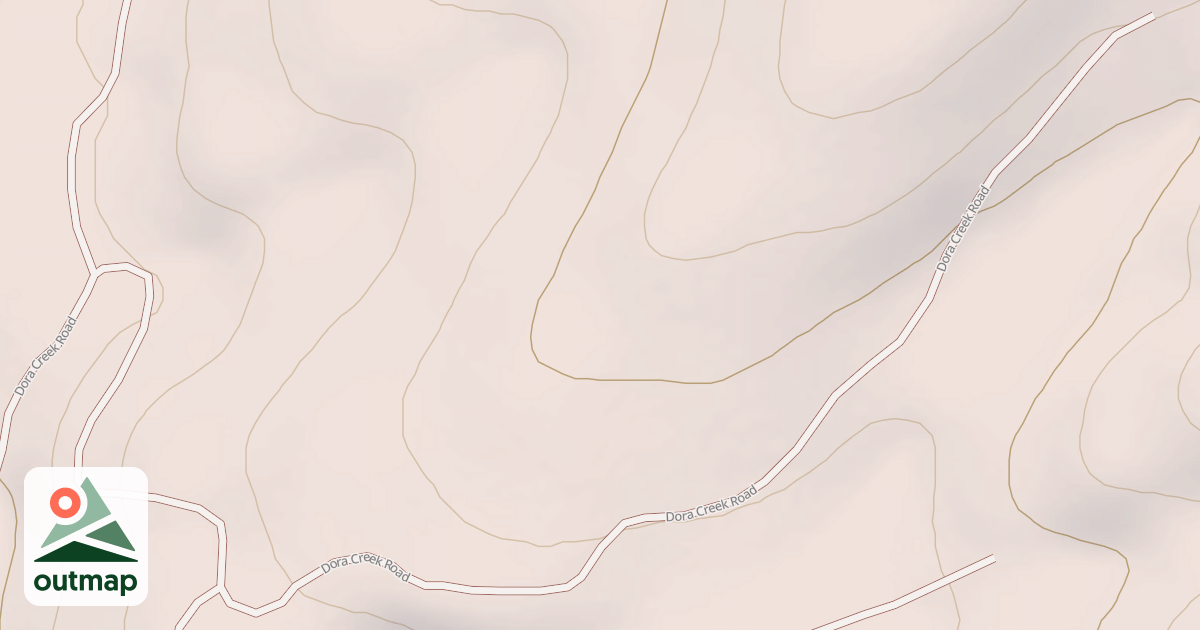 Map of DORA CREEK
