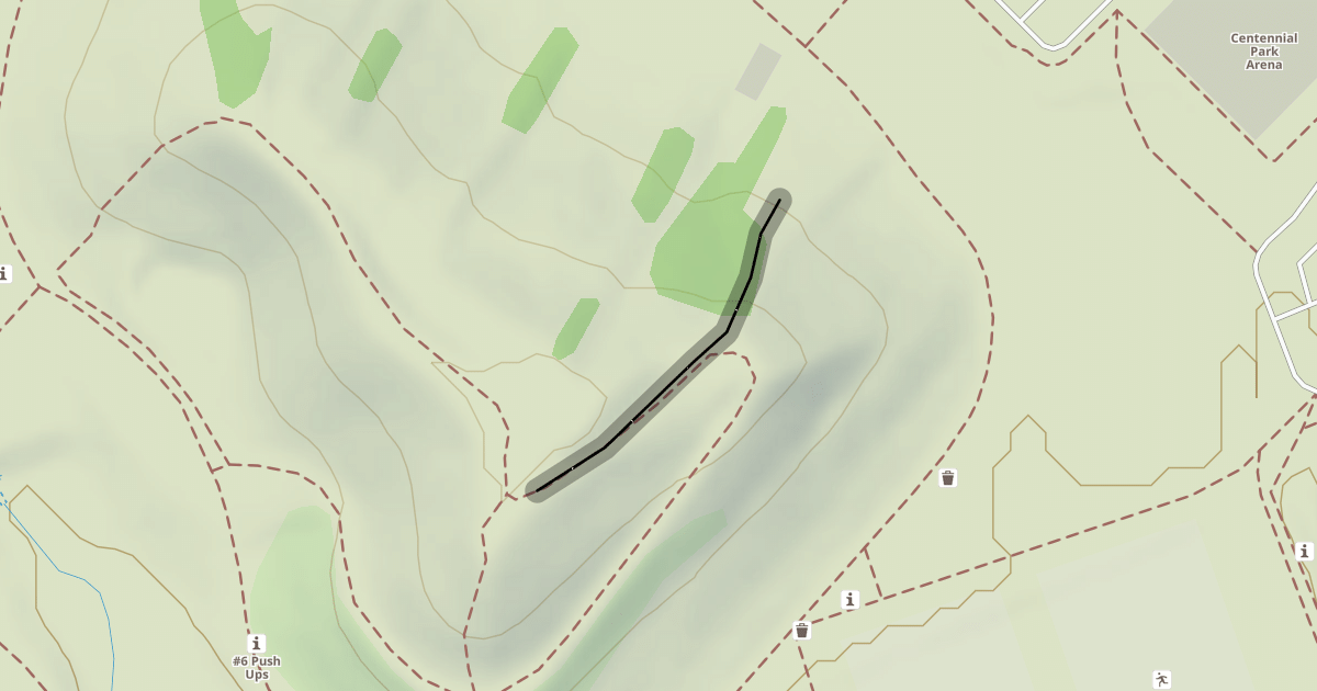 Map preview of Advanced Run