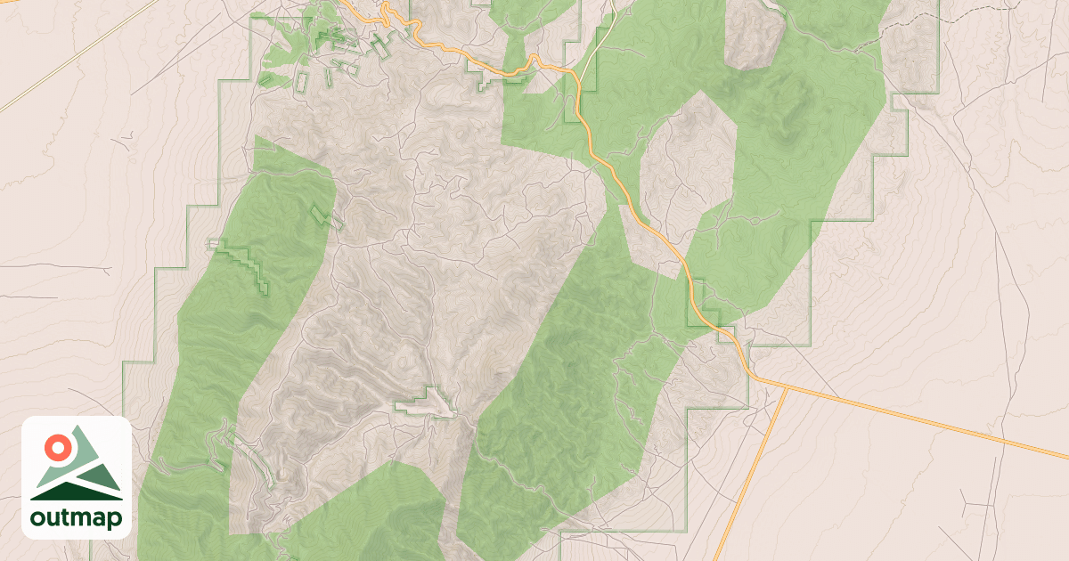 Map of AUSTIN - BIRCH CREEK
