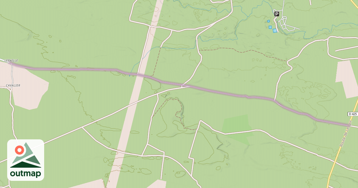 Map of Chemin de Lepaille