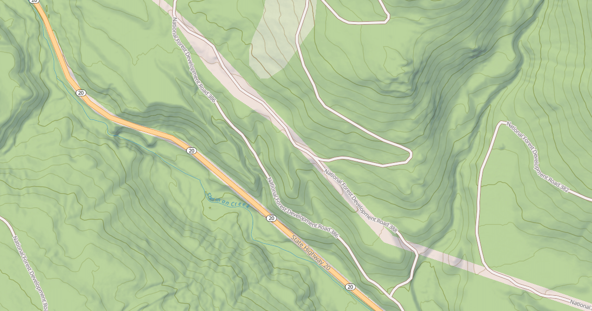 Map preview of USFS Motor Vehicle Use Map Roads {859D3E11-D170-4266-9556-834D2E0CFA2D}