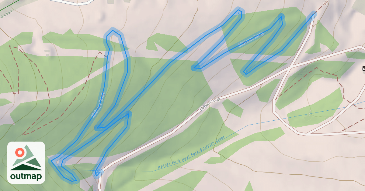 Map of Elkhorn Loop