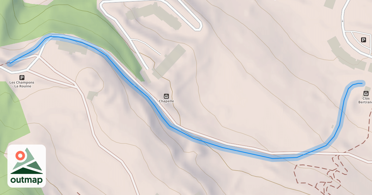 Map of Valcibière