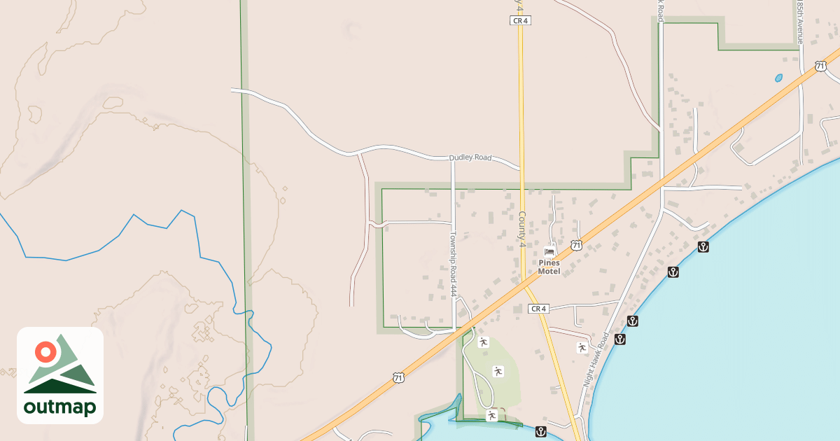 Map of Schoolcraft Trail