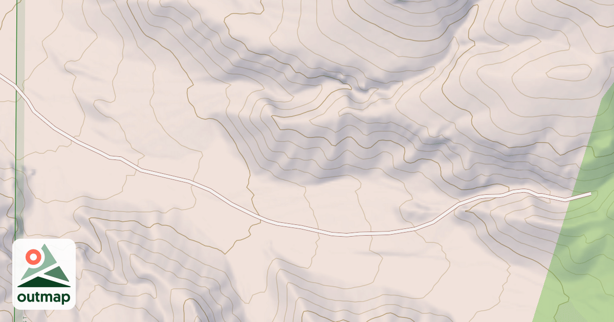 Map of DRY CANYON