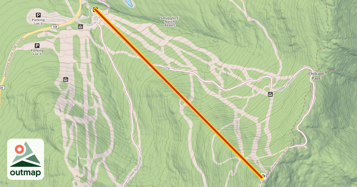 Map of Madonna 1 Lift