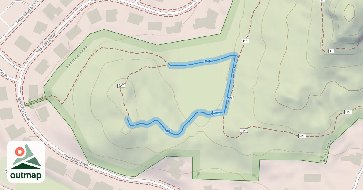 Map of St. Andrews Trail