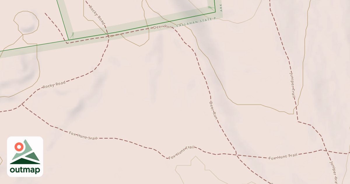 Map of Deer Run Trail