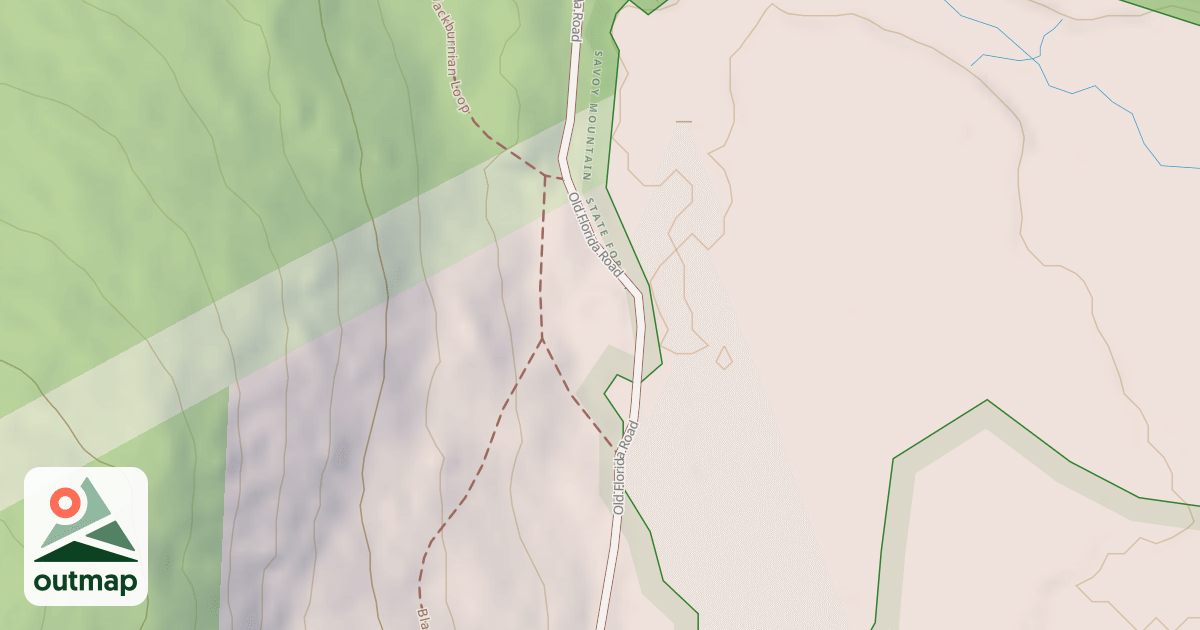 Map of Old Florida Road