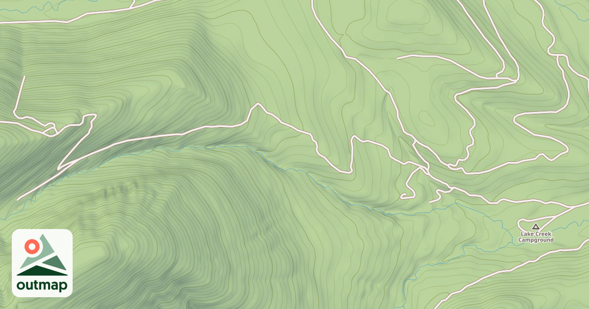 Map of BRAMLET CREEK