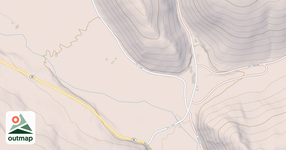 Map of USFS National Forest System Roads {F474D2D5-9D73-49BD-A306-FF8A68BED145}