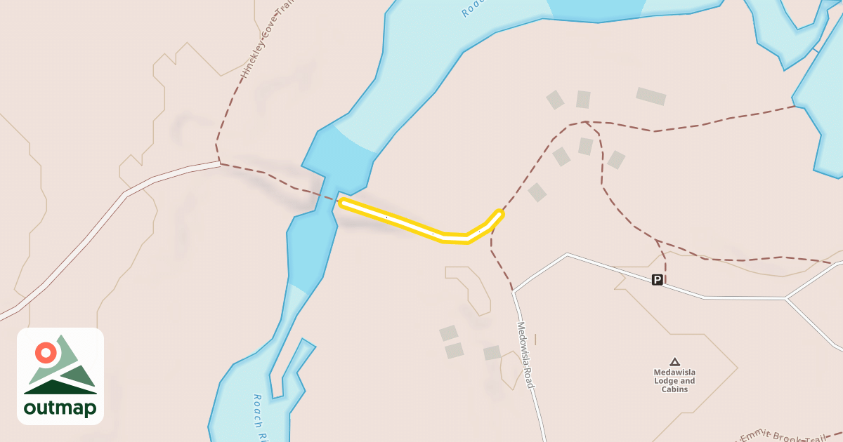 Map of Hinckley Cove Trail