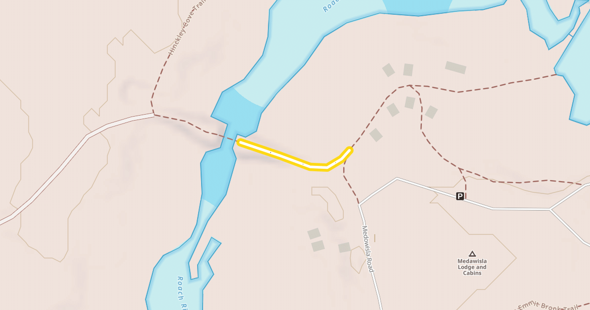 Map preview of Hinckley Cove Trail