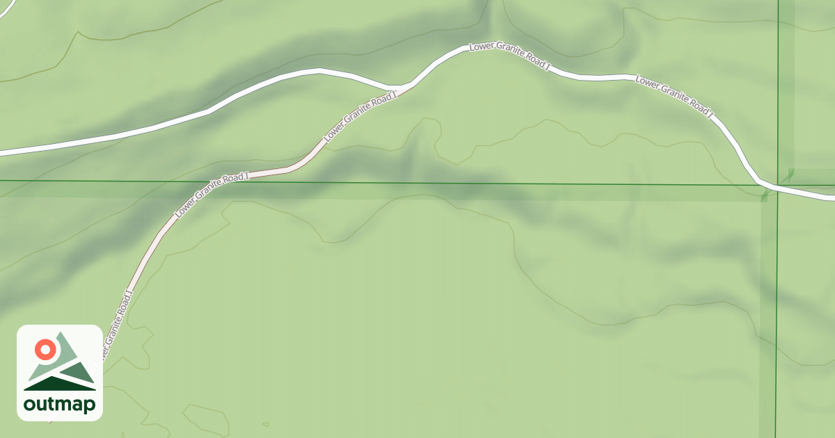 Map of LOWER GRANITE I