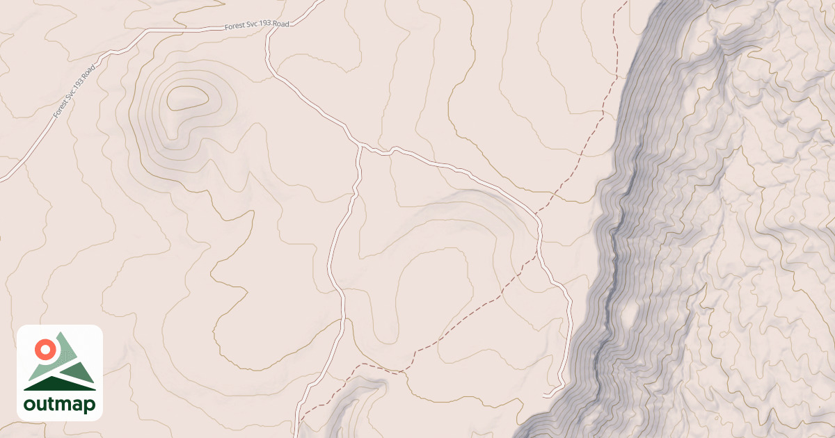Map of USFS National Forest System Roads {F04F0E39-484E-439A-84C5-0A323E677229}
