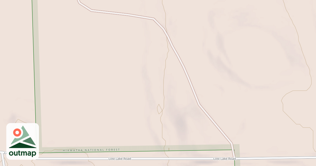 Map of LOST LAKE SPUR C