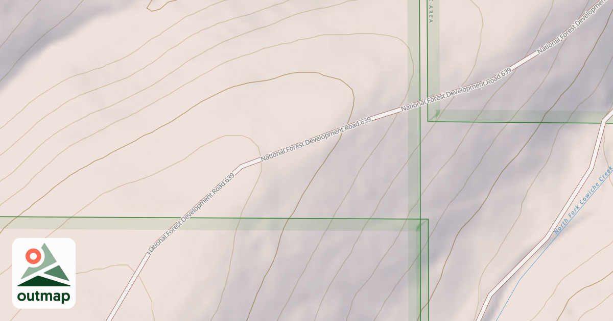 Map of USFS National Forest System Roads {DDA92D69-FDF5-4858-BE1F-A29F8F6B52B4}