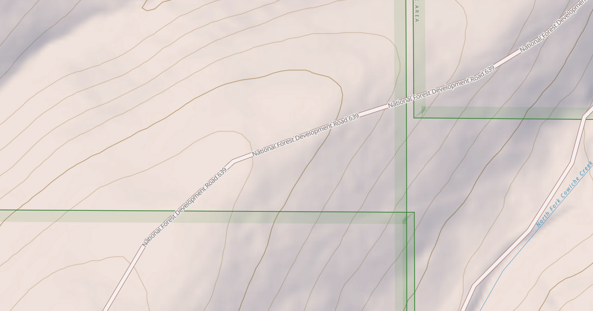 Map preview of USFS National Forest System Roads {DDA92D69-FDF5-4858-BE1F-A29F8F6B52B4}