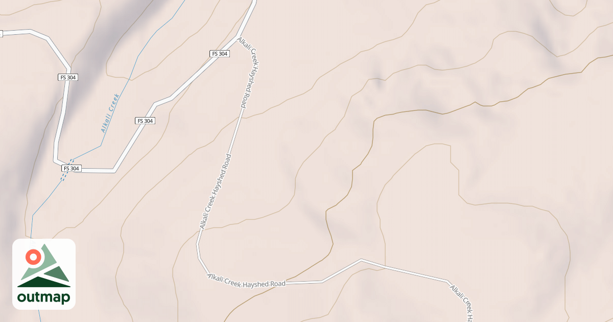 Map of ALKALI CREEK HAYSHED