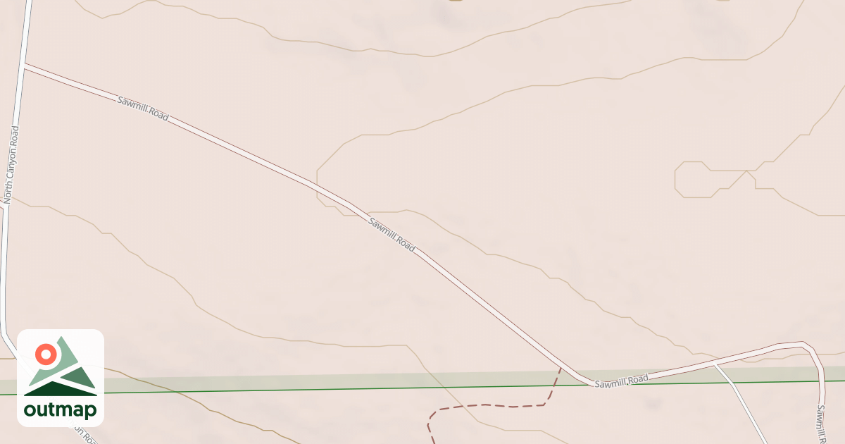Map of NORTH CANYON BOUNDARY