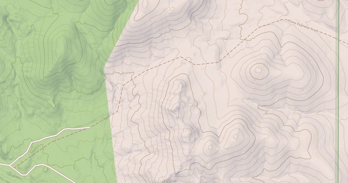 Map preview of PONY EXPRESS LOOP