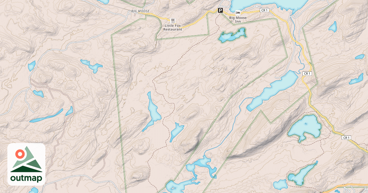 Map of Safford Pond Trail