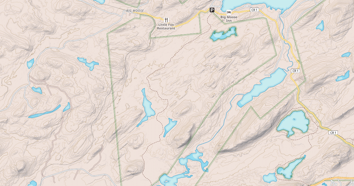Map preview of Safford Pond Trail