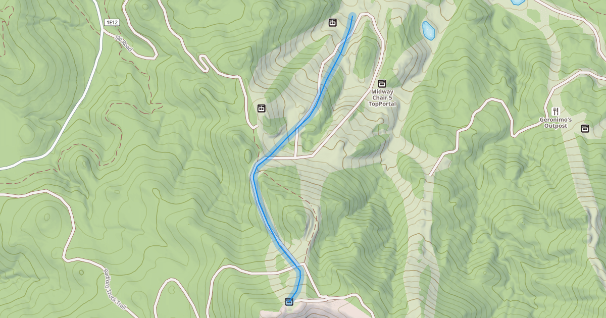 Map preview of Park Run