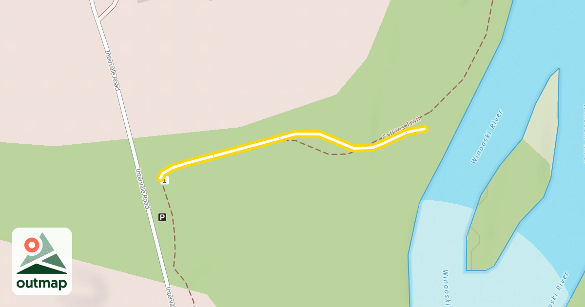 Map of Calkins Trail