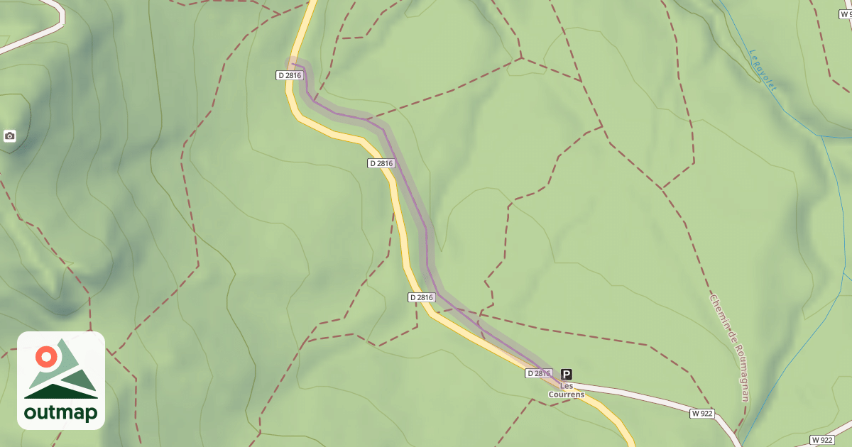Map of Route Forestière