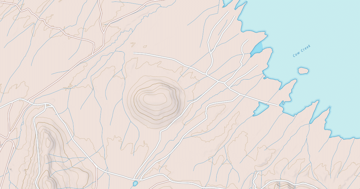 Map preview of COW CREEK