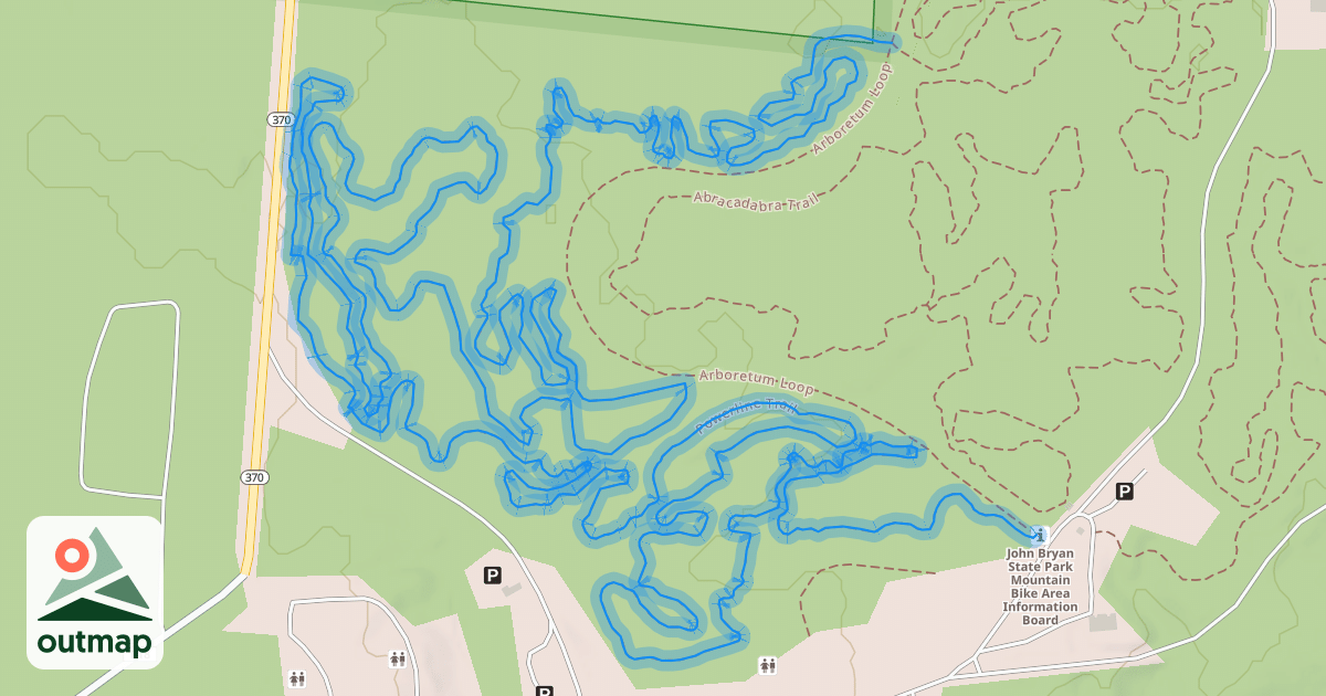 Map of Powerline Trail