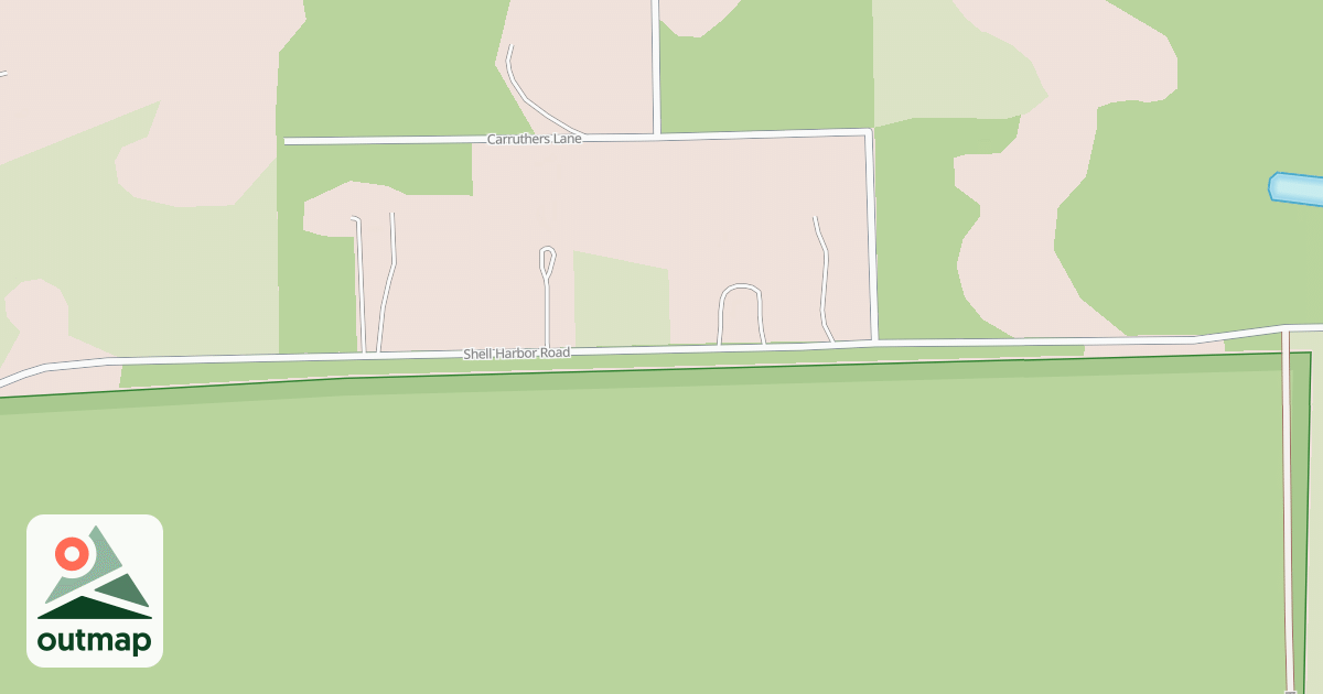 Map of Lake George State Forest Trail