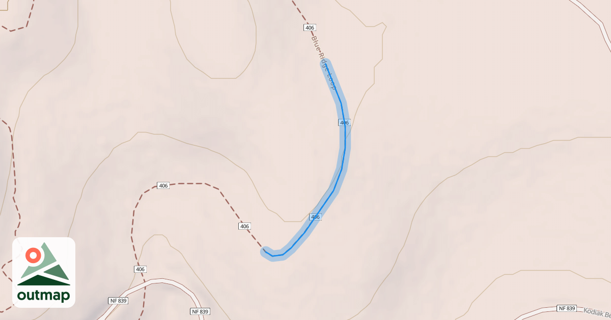 Map of Blue Ridge Loop