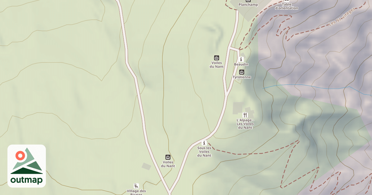 Map of Snowtubing