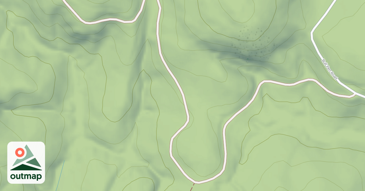 Map of CHESTNUT MTN