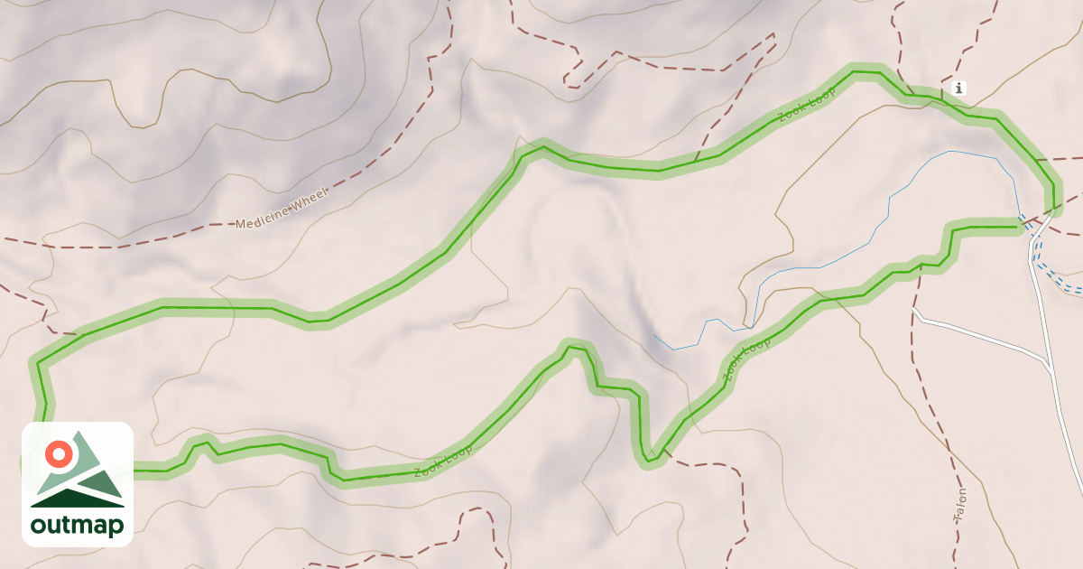Map of Zook Loop