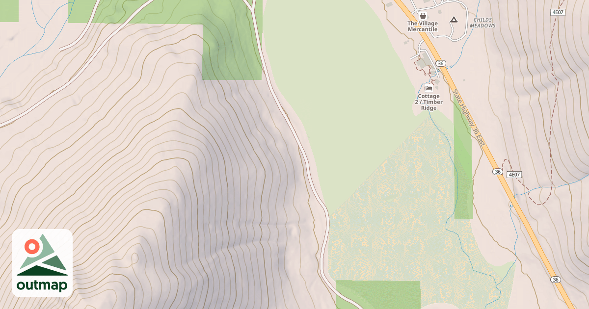Map of DOE MTN SPUR