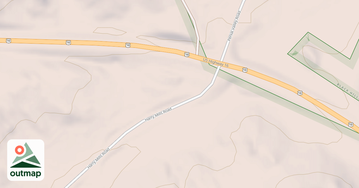 Map of HARRY MILLS